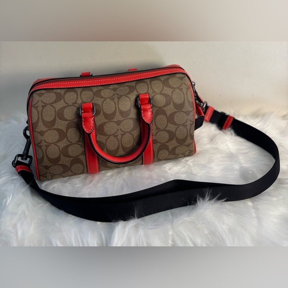 Coach Venturer Color-block Signature Canvas Crossbody Bag
